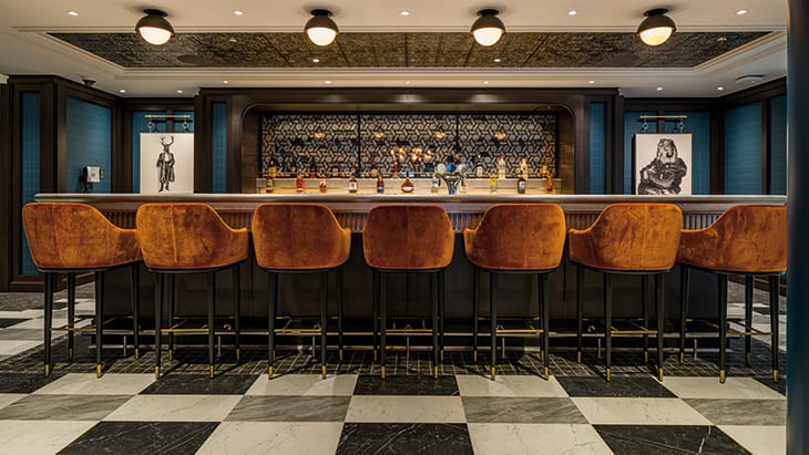 The North Cape Bar aboard Spirit of Adventure